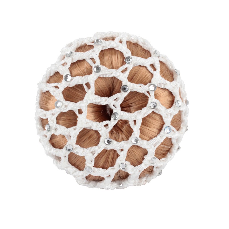 Knotnetje met strass-steentjes