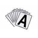 Manegeletters, klein formaat